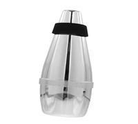Mobestech Sordina Tromba Piccola in Abs Argento Silenziatore Strumento Musicale Leggero e Durevole Riduce Rumore Facile da Installare Parte per Trombetta Manuale