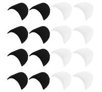 Mobestech Spalline per Abbigliamento Donna 24 Pezzi con Chiusura a Strappo, Cuscinetti Spugna Morbida Antiscivolo 3D Ispessiti per Blazer, Cappotti e Completi, Inserti Rinforzanti Spalle