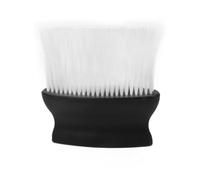 Mobestech Spazzola per Barbiere e Parrucchiere in Plastica Durevole Pennello per Collo e Viso Setole Lunghe Nero e Bianco Rimuove Capelli Facilmente Dimensioni