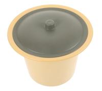 Mobestech Sputacchiera Coperchio Per Urine Toilette Portatile in Materiale Resistente Vaso Per Urina Riutilizzabile Design Antiscivolo Sputacchiera Comoda Per Utilizzo Notturno