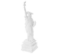 Mobestech Statua della libertà Antico Resina Sintetica Bianca