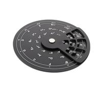 Mobestech Strumento di Trasposizione e Ruota della Teoria Musicale in Lega di Alluminio, Supporto alla Composizione e Pratica per Chitarra e Basso, Dispositivo Portatile per Musicisti