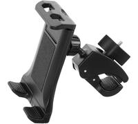 Mobestech Supporto per Telefono Rotazione 360 Gradi per Tapis da Corsa e Cyclette in Plastica Nero Portatelefono Estensibile Fino a 20cm, Comodo da Caricare e Usare
