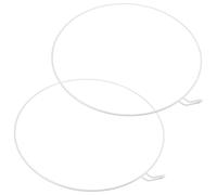 Mobestech Supporto per Zanzariera Ragazzo Ragazza 2 Pezzi, Anello Rete a Cerchio in Ferro per Culla, Accessorio Baldacchino Letto Installazione Semplice e Design Sicuro