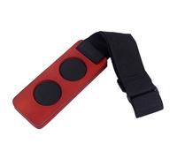 Mobestech Tappetino Antiscivolo per Perno Violoncello con Spugna Spessa Protezione Pavimento Cinturino Regolabile Supporto Stabile in Legno per Violoncello Nero e Rosso