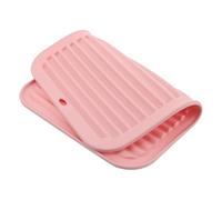 Mobestech Tappetino in Silicone Resistente al Calore e Antiscivolo per Piastra e Ferro Arricciacapelli Compatto e Portatile per Protezione Piani di Lavoro e Viaggi