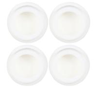 Mobestech Tappo di Scarico Accessorio Pratico e Resistente in Silicone Bianco 4 Pezzi Fermacapelli per Lavandino e Lavatoio per Bagno e Cucina