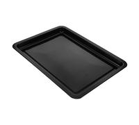 Mobestech Teglia da Forno Telaio da Forno Cucinando Smalto Lasagna Antiaderente Torrefattore Torrefazione Padella Teglie Rettangolari Bakeware Pizza Smalto Nero Acciaio al Carbonio