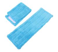 Mobestech Testa del Mop in Microfibra 2 Pezzi, Copri Testina Ricambio per Pulizia Casa, Panni Microfibra per Pavimenti Duri, Lavabile, Adatto per Uso Domestico e Professionale