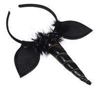Mobestech Unicorn Hair Hoop Party Headdress For Kids, Lightweight Cosplay Accessory, Secure Fit For Performances