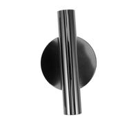 Mobestech Vaso di Decorazione a Parete Vaso Supporto da Parete per Fiori Vasi di Fiori Portafiori in Metallo Display Floreale Decorativo Muro Nero Lega