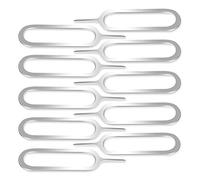 Mobi Lock 10 Pezzi Strumento di Rimozione del Vassoio SIM Compatibile con Tutti Gli Smartphone E Tablet - iPhone, Android - Samsung, HTC, Pixel, Sony, Motorola