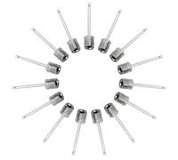 Mobi Lock Pompe ad Aria per gonfiare palloni in Modo Facile e Veloce - Aghi per Pompe e Set di Pompe a Doppia Azione (Confezione da 15)