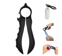 Mobiclinic®, Apribottiglie Ergonomico, Antiscivolo, Multifunzionale, per Tappi, Barattoli e Lattine, Leggero e Compatto, Facile da Usare, per Anziani, Persone con Mobilità Ridotta e Bambini, Nero