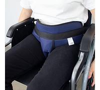 Mobiclinic, Cintura di sostegno addominale e pelvico, Sicurezza, Imbottita, Marchio europeo, Per sedia a rotelle, Divano, Chiusura clip, Regolabile, Taglia m, 75-160 cm