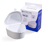 Mobiclinic®, Contenitore per Stecche Dentali, Riutilizzabile, Versatile per Protesi Dentarie per Adulti e Bambini, Contenitore per Impianti e Protesi Dentarie, Plastica Rigida, DN-01