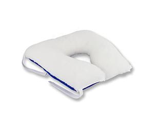 Mobiclinic®, Cuscino antidecubito, Ortopedico, Forma di ferro cavallo, Marchio europeo, Per sedia, Divano, A rotelle, Prevenzione delle ulcere da pressione, Colore bianco