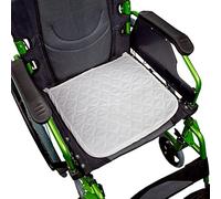 Mobiclinic, Cuscino per incontinenza, Sedie a rotelle, Sedili, Auto, Riutilizzabile, Marca europea, Protezione sedile, Lavabile, 450 lavaggi, Assorbimento 3, 8 l/m2, 40 x 38 cm, Bianco