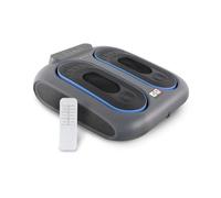 Mobiclinic® fitness, Massaggiatore per piedi elettrico, 10 livelli di vibrazione, 5 programmi, Timer, Vibrolegs, Vibromassaggiatore, Pedana vibrante, Telecomando e display led, Vibfit