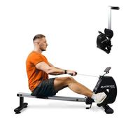 Mobiclinic® fitness, Vogatore, Rowfit, 8 livelli di resistenza, Silenzioso, Magnetica, Monitor lcd, Supporto per cellulare, Fino a 120 kg, Volano da 6, Palestra domestica