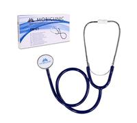 Mobiclinic®, Fonendoscopio, Stetoscopio diagnostico, Marchio europeo, Professionale, Marcatura ce, Alluminio e pvc, Colore blu