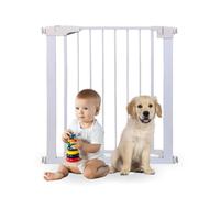 Mobiclinic® kids, Cancelletto di sicurezza per bambini e animali domestici, Raily, Chiusura automatica, Doppia apertura, Larghezza da 75 a 82 cm, Montaggio pressione senza fori, Scale porte