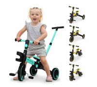Mobiclinic® Kids, Triciclo 5 in 1, Chase, Bicicletta evolutiva, 1-5 Anni, Manico e Sedile Regolabili, Ultraleggero 3, kg, Montaggio Facile, Ruote antiforatura, Fino a 25, Porta Bottiglia