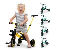 Mobiclinic® Kids, Triciclo 5 in 1, Chase, Evolutivo, da, A Anni, Manubrio e Sedile Regolabili, Ultraleggero 3, kg, Montaggio Facile, Ruote antiforatura, Fino 25, Porta Bottiglia