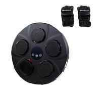 Mobiclinic®, Macchina da Boxe Musicale, 9 modalità e 9 velocità, Connessione Bluetooth, Schermo Digitale, Guantoni da Boxe, Luci LED, 4H di Autonomia, Allenamento in Casa, MusicKangu