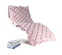 Mobiclinic®, Materasso antidecubito ad aria alternata, Motore silenzioso, Mobi 1, 200 x 90 7, Kit di riparazione, Marchio europeo, Adatto per letti articolati, 130 celle, Beige