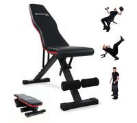 Mobiclinic®, Panca per pesi, Pieghevole, Supporta 120 kg, Sedile e schienale regolabili, Flexfit, Multifunzione, Allenamento completo del corpo, Palestra domestica