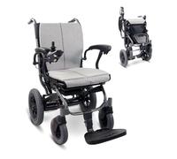Mobiclinic®, Sedia a Rotelle Elettrica, Pieghevole, Freno Elettromagnetico, Autonomia 20km, Luce con Ricarica usb, Fino a 6 km/h, Due Modalità di Guida, Motore da 130W, Smart controller, Verona