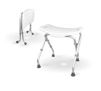 Mobiclinic, Sedia da bagno, Delta, Marchio europeo, Doccia, Marcatura ce, Ortopedica, Altezza regolabile, Schienale, Braccioli, Piedini antiscivolo