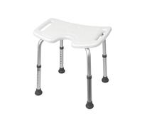 Mobiclinic®, Sedia da doccia, Bahía, Sgabello bagno, Marchio europeo, Seduta a u, Regolabile in 7 altezze, Fino 100 kg, Per vasca, Piedini antiscivolo, Wc anziani
