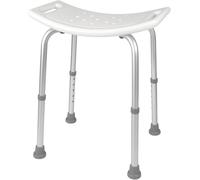Mobiclinic, Sgabello da Bagno, Piedini Antiscivolo, 7 Altezze Regolabili, 100 kg