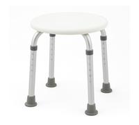 Mobiclinic®, Sgabello da Doccia, Da Bagno, Alluminio e PVC, Altezza Regolabile,