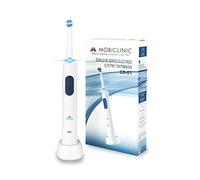 Mobiclinic, Spazzolino elettrico, Mod. cd01, Marchio europeo, A batteria ricaricabile, Professionale, Colore bianco