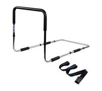 Mobiclinic®, Sponda Letto Adulti, Altezza Regolabile, Sistema di Sicurezza Extra per la Rete, Maniglia Imbottita, Montaggio Facile, Fino a 130 kg, Aiuto per Mobilità Ridotta, Acciaio, Diana