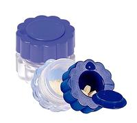 Mobiclinic, Taglia pastiglie, Marchio europeo, Medicinali, Con contenitore, Portapillole, Blu, Trasparente