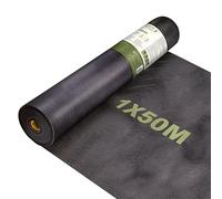 Mobiclinic®, Telo Pacciamatura, Geotessile, 150 g/m² Alta Grammatura, 1x50 m, Resistente ai Raggi UV e agli Strappi, Rete Anti-Erbacce, Permeabile all'Acqua, Traspirante, Giardino e Serra, HerbStop