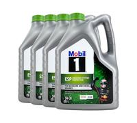 MOBIL 1 ESP 5W-30 Olio Motore VW 50400, BMW LL-04, MB 229.51, 4x5 Litri