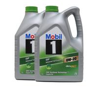 MOBIL 1 Esp X2 0W-20 Olio Motore Dexosd, MB 229.71, VW 50800, 50900, 2x5 Litro