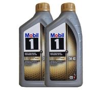Mobil 1 FS 0W-40 Olio Motore MB 229.3 229.5 Porsche A40 VW 50200 2x1 Litro