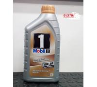 MOBIL 1 FS (SOSTITUISCE NEW LIFE) 0W40 6 LT LITRI AUTO MOBIL OLIO PORSCHE BMW VW