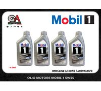 Mobil 5W50 FS X1 full Syntetich Rally Formula ex PEAK LIFE 4 litri olio motore
