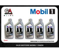 Mobil 5W50 FS X1 full Syntetich Rally Formula ex PEAK LIFE 5 litri olio motore