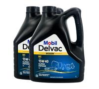 MOBIL DELVAC MODERN 15W40 SUPER DEFENSE V4 MX DA 4 LITRI OLIO PER MOTORI DIESEL