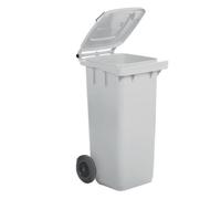 Mobil Plastic - 1-120-5-BIL - Bidone carrellato - 48x55x93 cm - 120 L - bianco - Mobil Plastic - 86722 - Conf. da 1 Pz. - 1-120-5-BIL