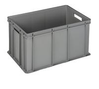 Mobil Plastic - 4432-GRI - Cassa industriale Europa - 60 x 40 x 32 cm - 64 L - PP - grigio - Mobil Plastic - 102653 - Conf. da 1 Pz. - 4432-GRI