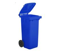 Mobil Plastic - Bidone Raccolta Differenziata 120 Litri con Coperchio e Ruote pe
